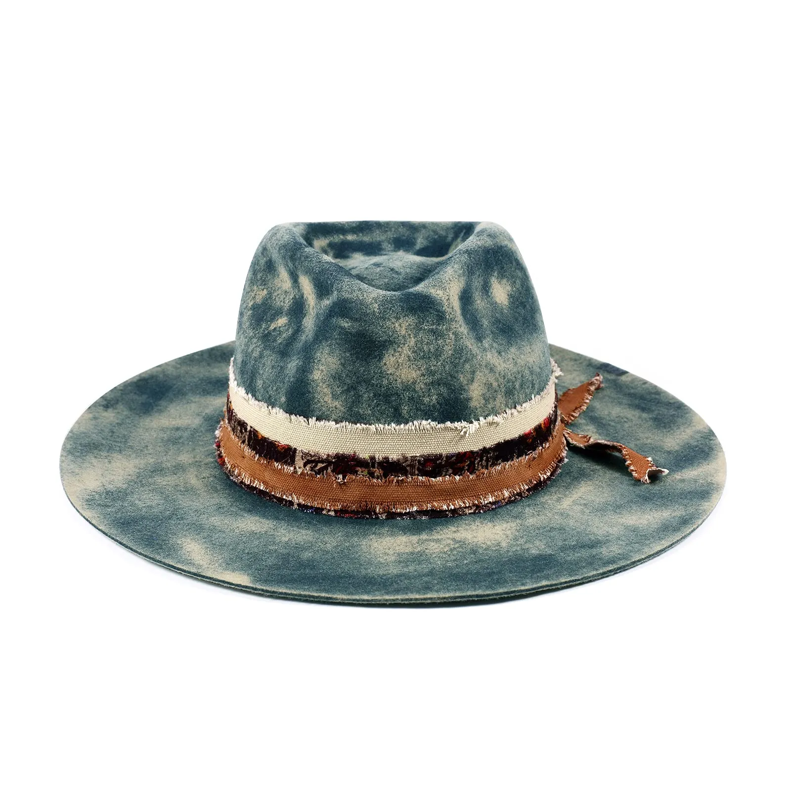 Nebula - Distressed Classic Fedora Wool Felt Hat