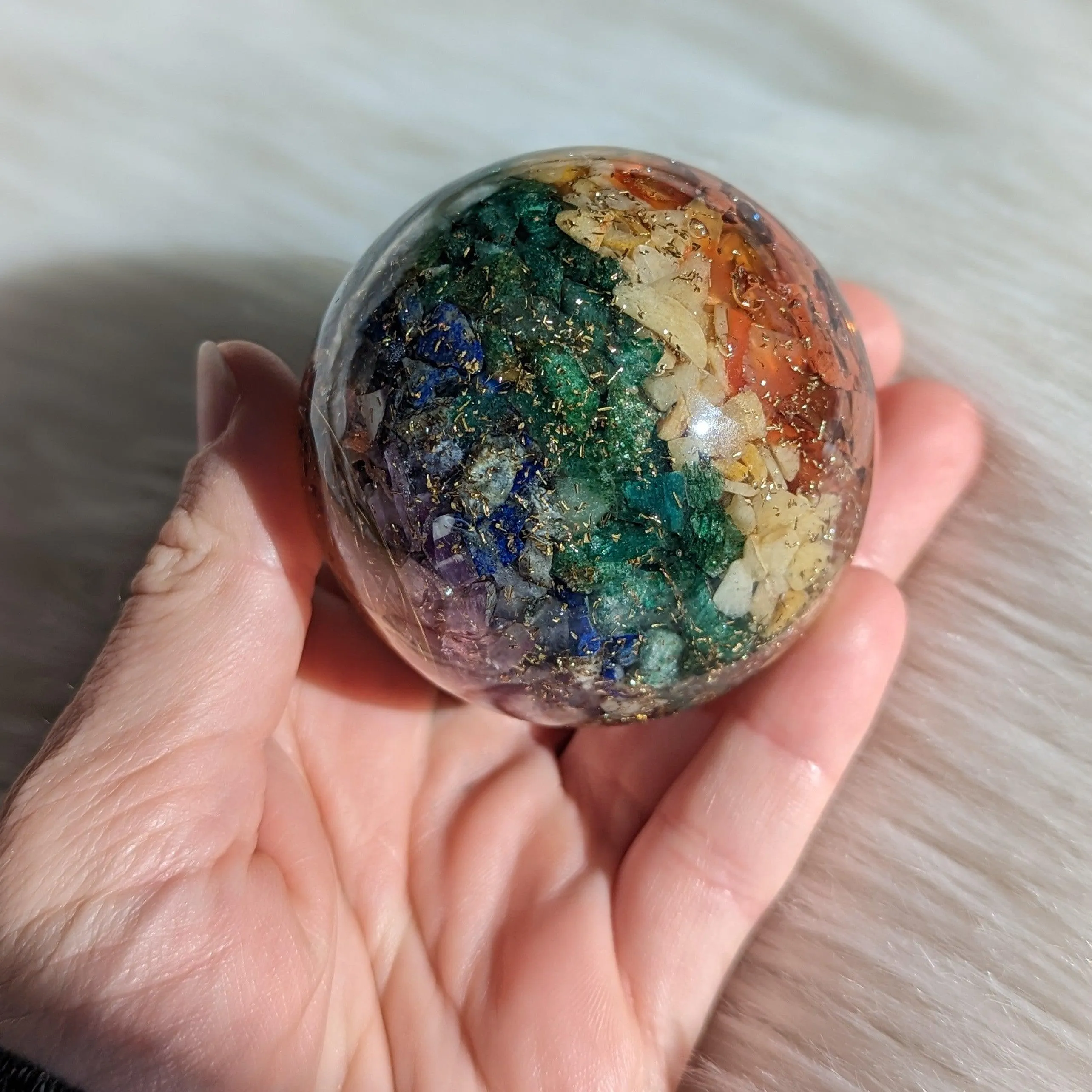 Organite Chakra Sphere