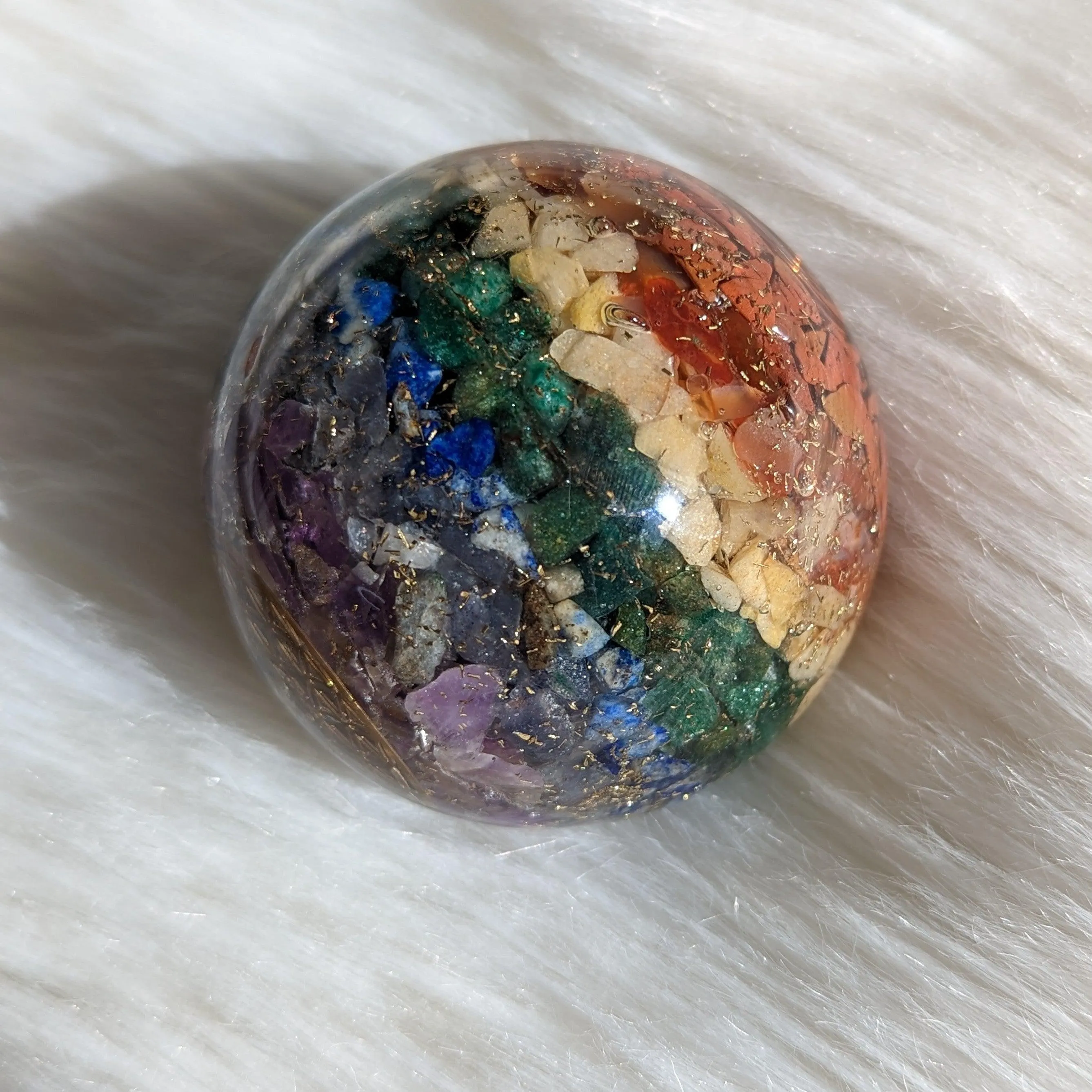 Organite Chakra Sphere