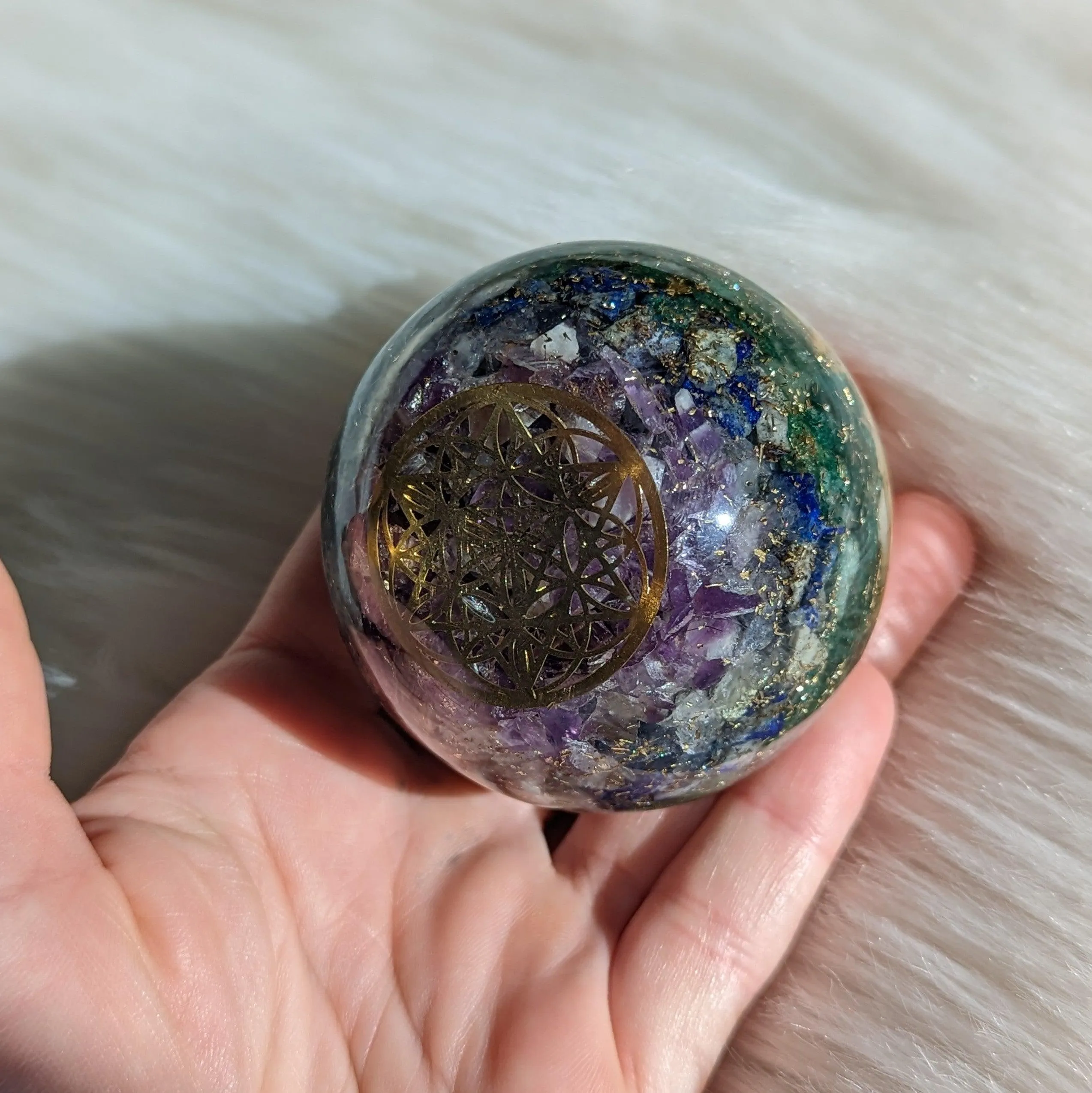 Organite Chakra Sphere