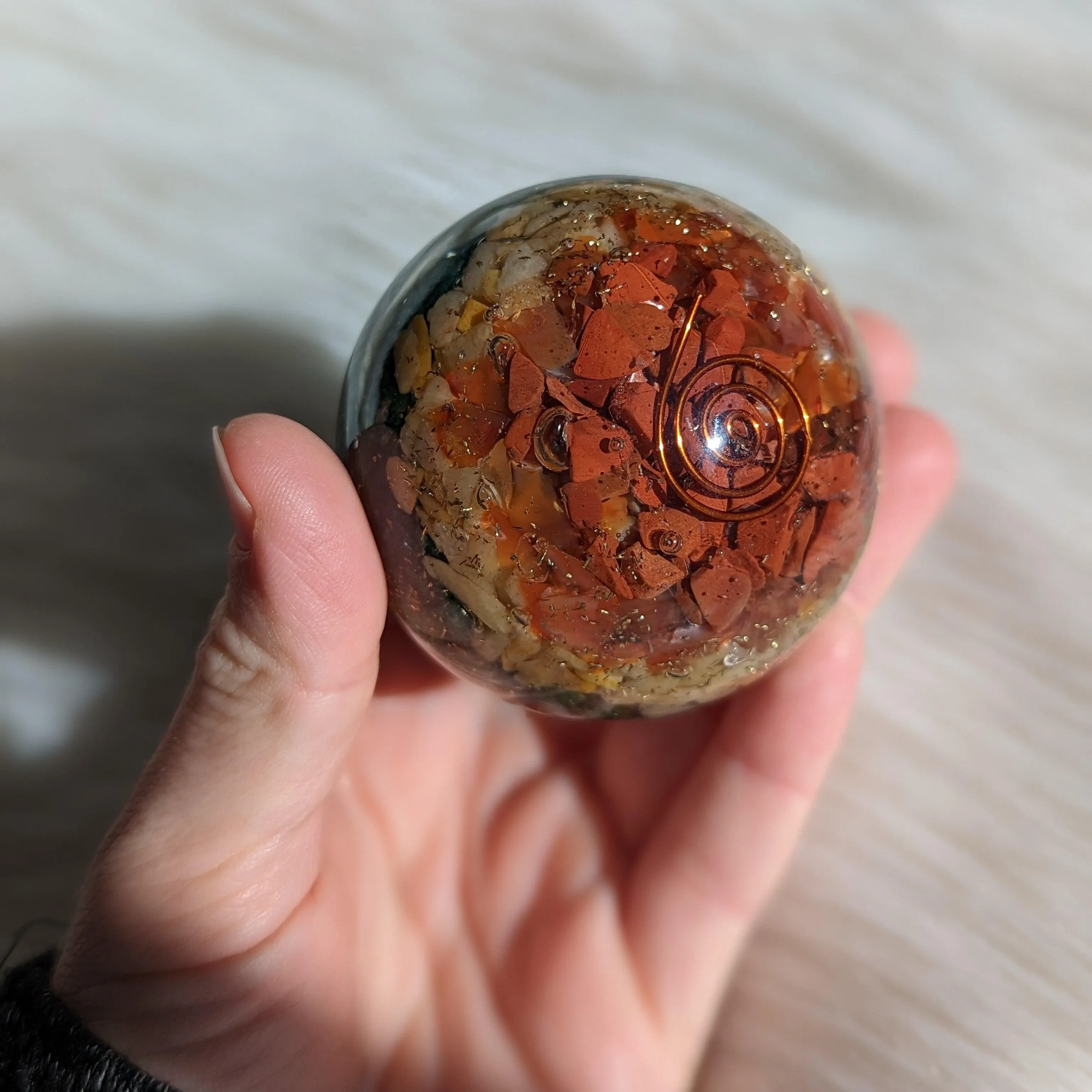 Organite Chakra Sphere