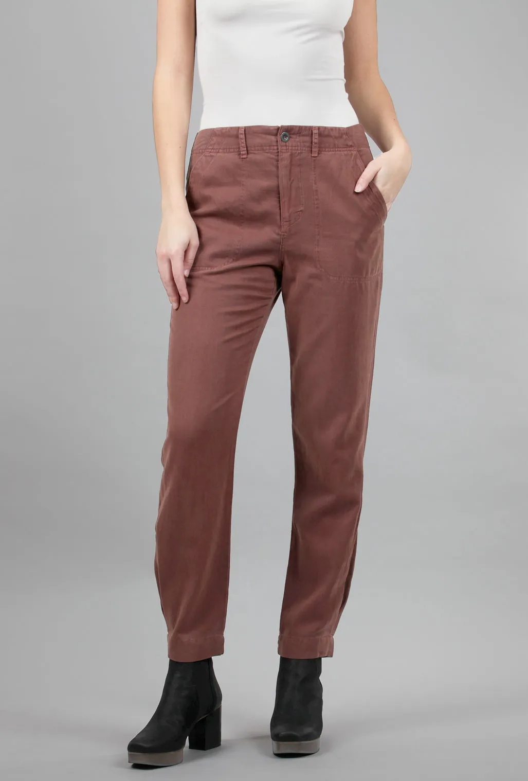 Pleated Cuff Utility Pant