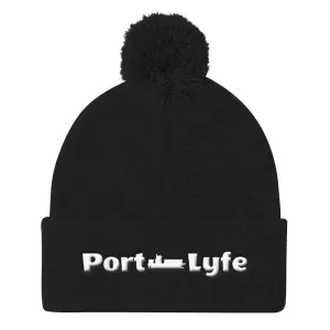 Pom Pom Knit Cap Port Lyfe