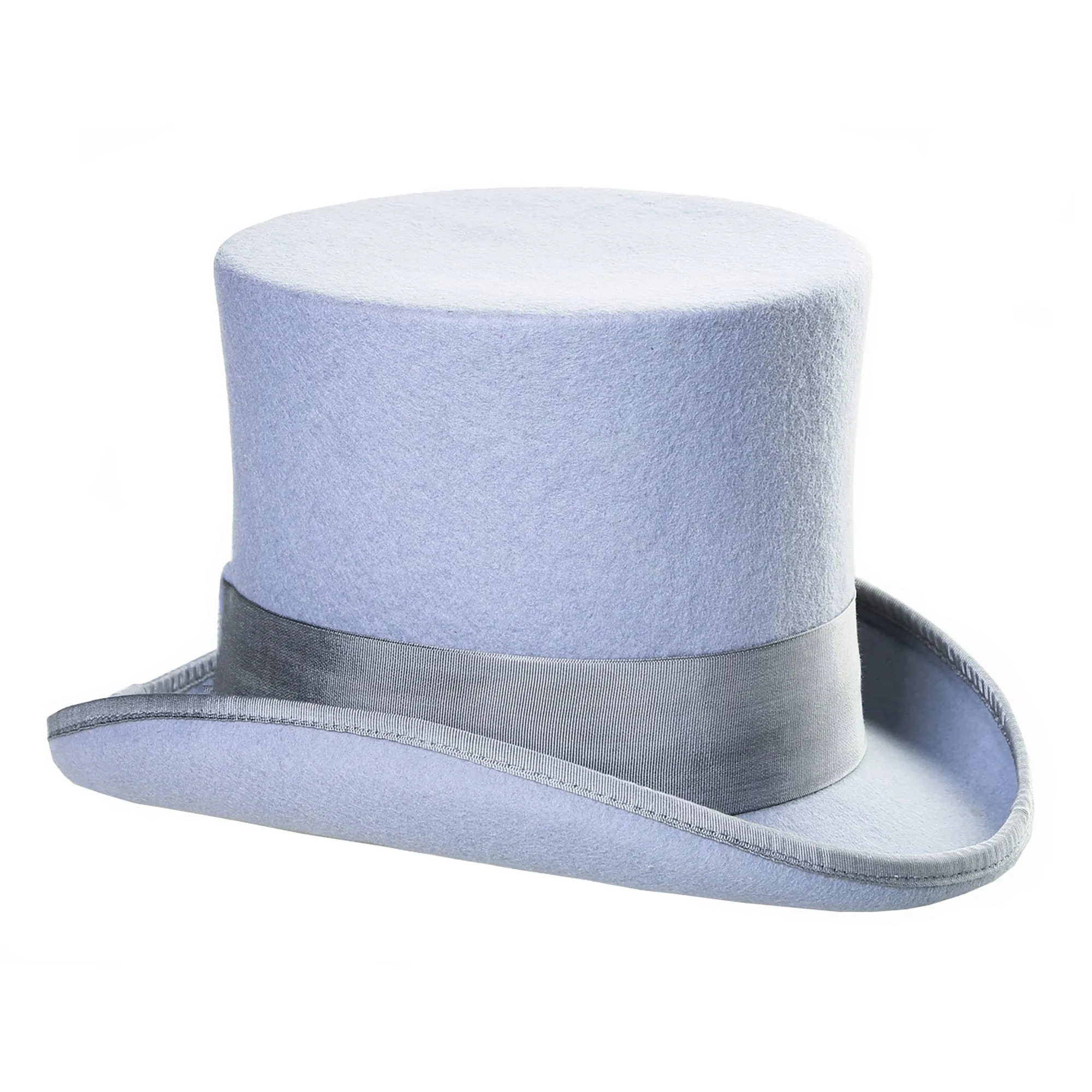 Premium Wool Sky Blue Top Hat