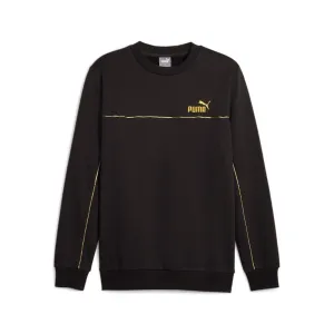 Puma men's crewneck sweatshirt ESS Minimal gold 680014 01 black