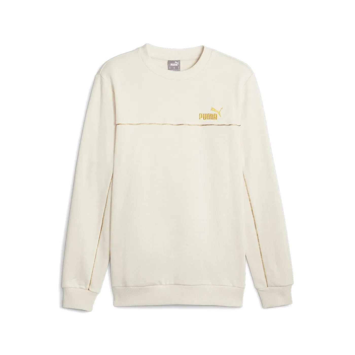 Puma men's crewneck sweatshirt ESS Minimal gold 680014 87 light beige