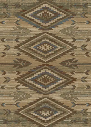 "Broken Bow Antique" Western Area Rug (4 Sizes Available)