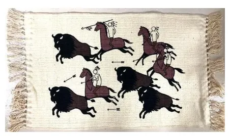 "Buffalo Hunt" Western Placemat