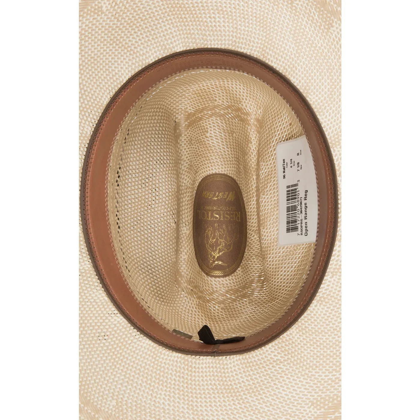 Resistol Men's 50XTan Vented Cattleman Crown Straw Hat