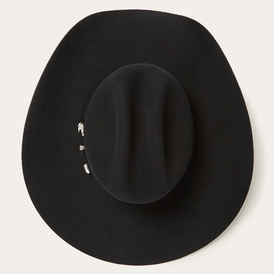 Stetson 4X Black Wool Cowboy Hat - Brenham