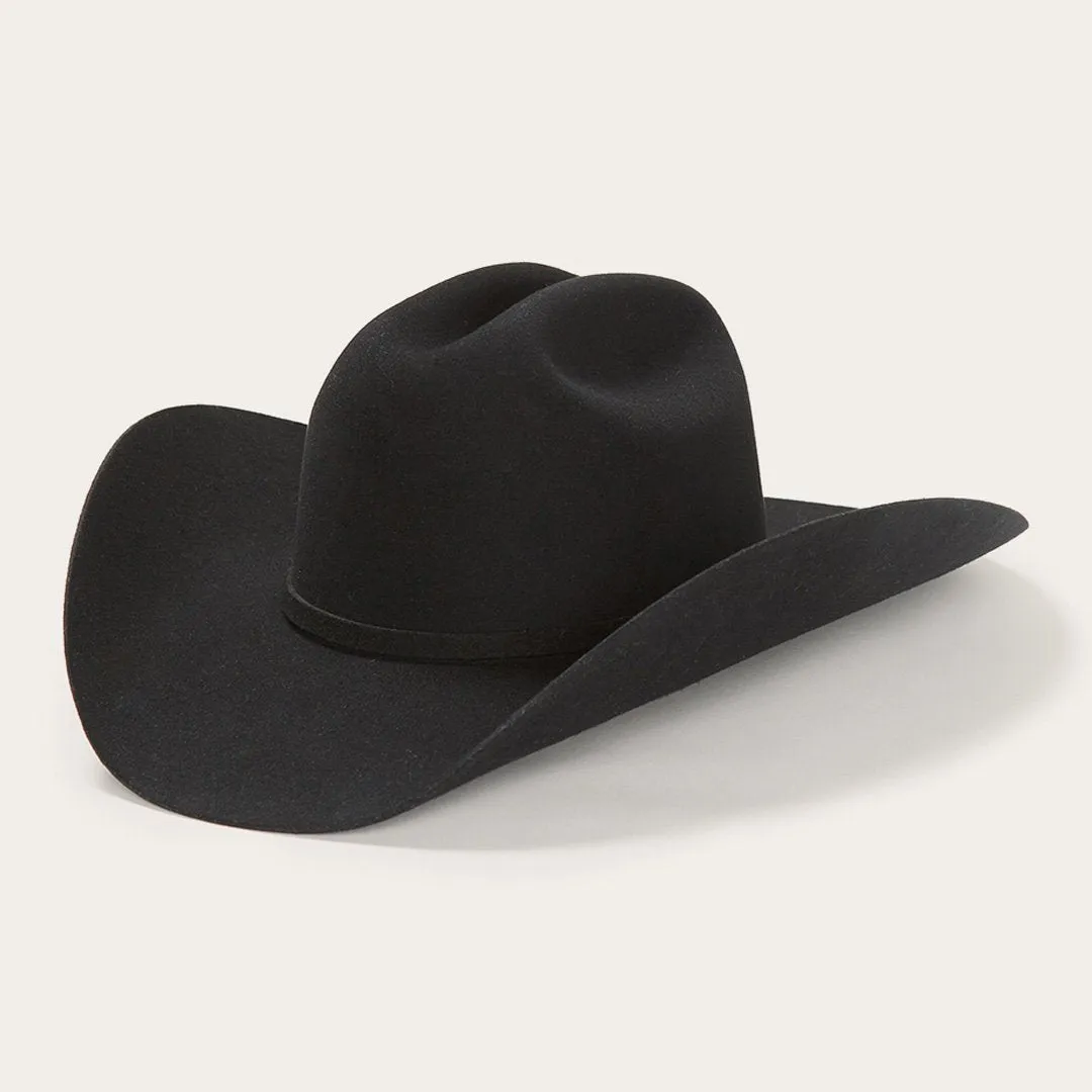 Stetson 4X Black Wool Cowboy Hat - Brenham