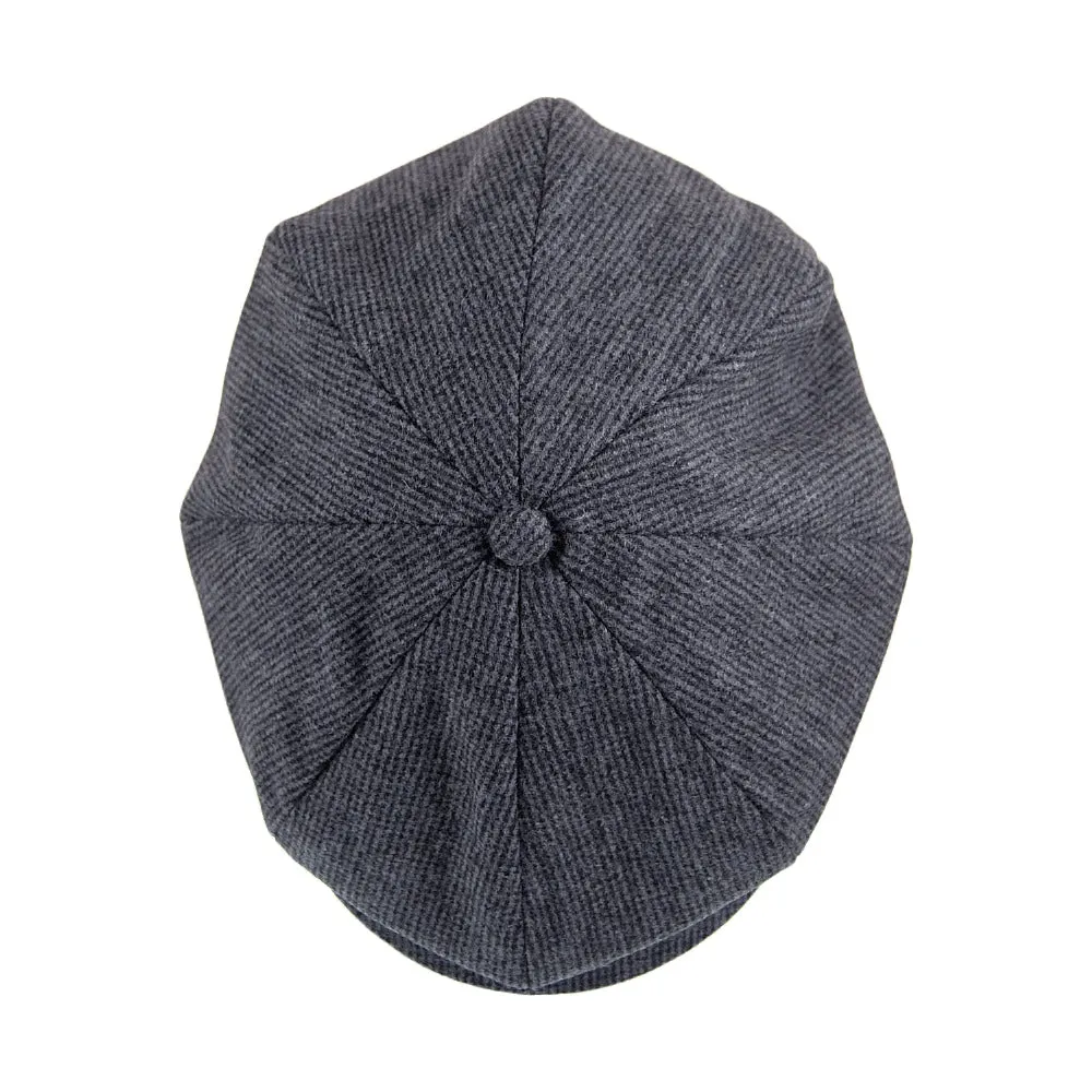 Union Newsboy Cap - Charcoal