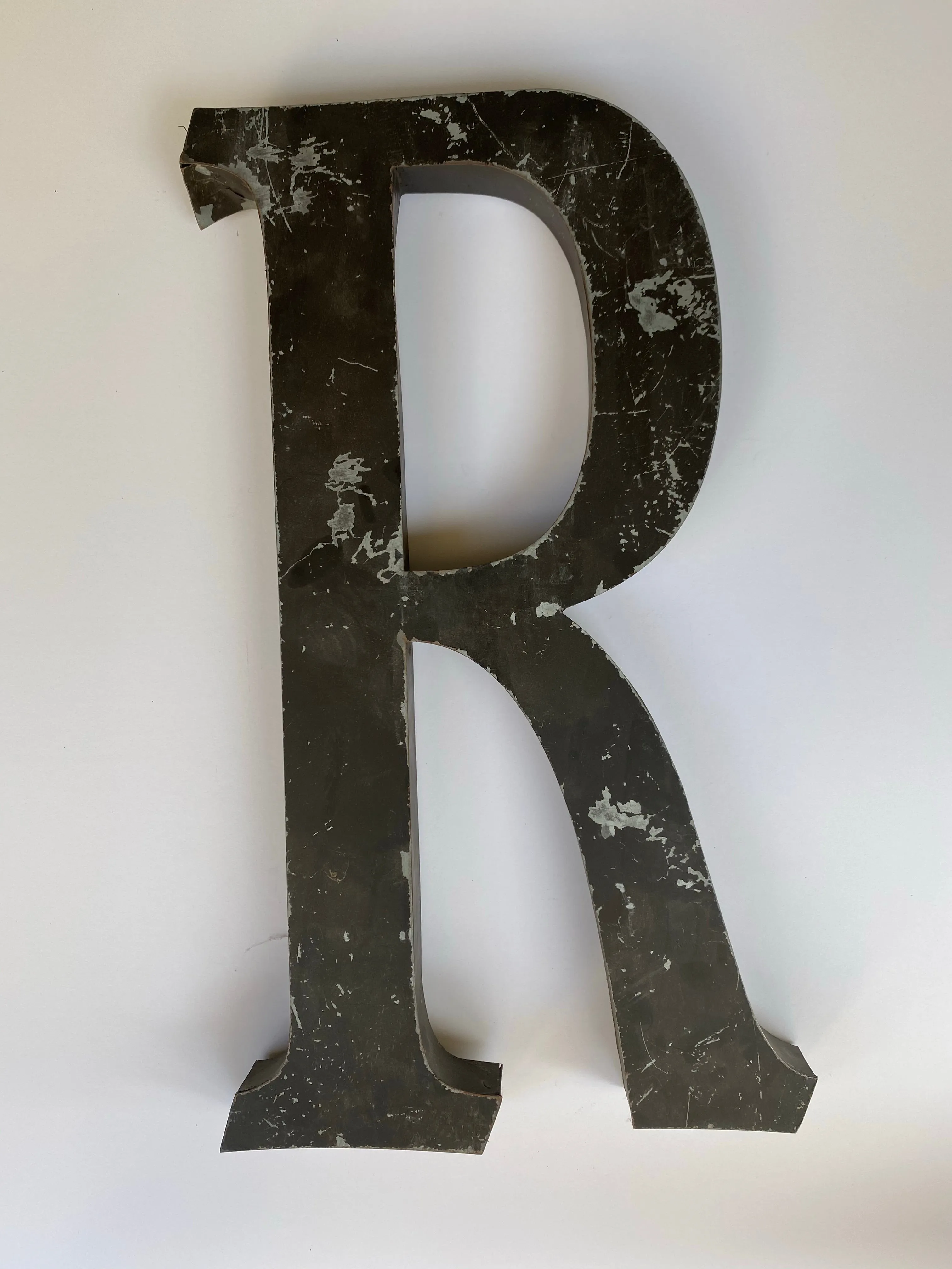 Vintage Alphabet | Large Metal