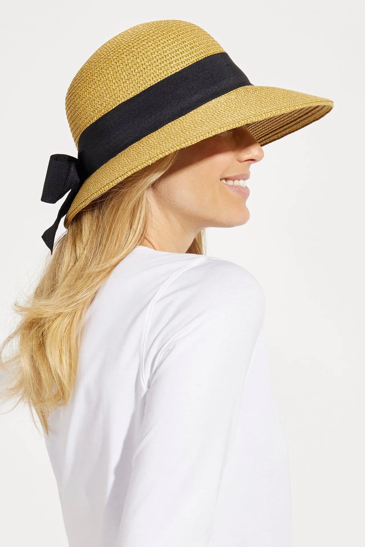 Women's Asymmetrical Clara Sun Hat  |  Natural